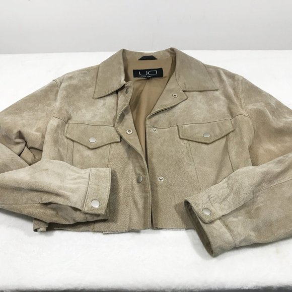 Vintage Cropped Suede Jacket - Picture 8 of 15